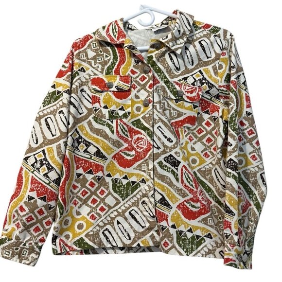 Breckenridge Jacket Size Small Boho Artsy Hippie Classic 90's Retro‎ Spring VTG - Picture 1 of 13